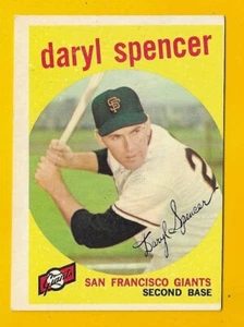 66747 1959 Topps #443 Daryl Spencer GIANTS EX/MT - Bild 1 von 2
