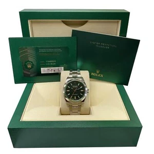 Rolex Milgauss 40mm 116400GV Steel Black Dial Automatic Mens Watch B&P 2022 - Picture 1 of 7