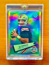 CJ Stroud RARE ROOKIE RC REFRACTOR INVESTMENT CARD SSP CHROME TEXANS ROY MINT