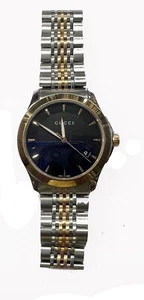 Gucci 126MD SLV/BICO 2N  PV Watch Used in Mint Condition - Picture 1 of 4