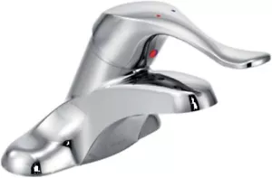 MOEN 8422F05 M-BITION POLISHED CHROME LAVATORY BATHROOM SINK FAUCET - Picture 1 of 2