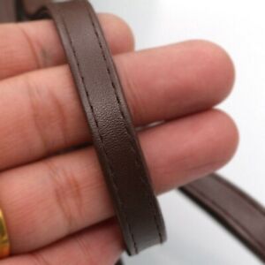 Faux PU Leather Flat Cord Strap Rope String Tape DIY Craft Material Fabric