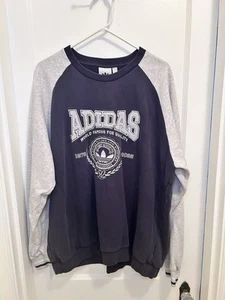 Adidas Originals 50th Anniversary Navy Pull Over Crewneck Sweatshirt Mens XL - Picture 1 of 5