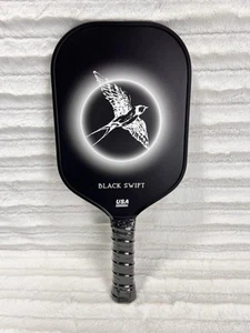 Black Swift Kohlefaser Pickleball Paddel, 16 mm T800, strukturierter Griff, leichtes Gewicht - Bild 1 von 5