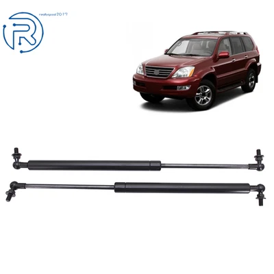 Front Hood Lift Support Strut Set Fit For Toyota 4Runner & Lexus GX470 2003-2009 Foto 1 de 4