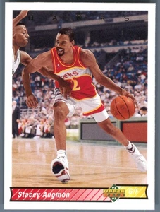 1992-93 Upper Deck Atlanta Hawks Stacey Augmon #142 - Bild 1 von 2