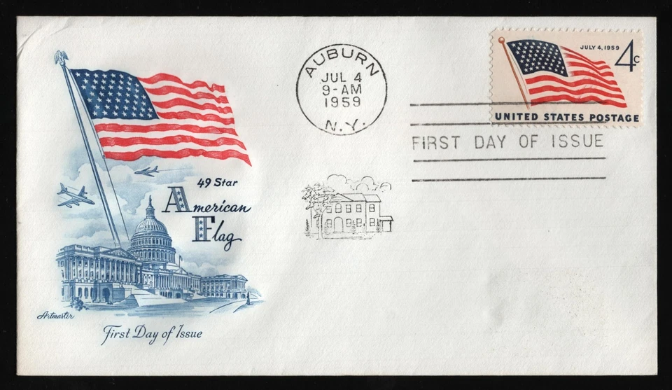 #1132 4c U.S. Flag, Artmaster FDC **ANY 5=FREE SHIPPING** - Image 1 of 1