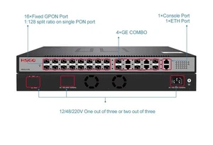 HSGQ EPON GPON OLT 8*PON 16*PON C+++ 10G UPLINK (EPON OLT Please consult ) - Afbeelding 1 van 13