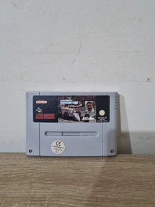 INDY CAR NIGEL MANSELL Snes Super Nintendo Italiano Usato Solo Cartuccia - Picture 1 of 2