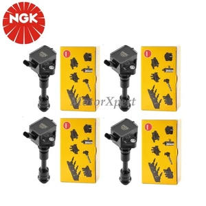 31312514 4pcs U5397 OEM NGK Ignition Coils Fit For 2015-2020 Volvo S60 XC60 2.0L - Picture 1 of 8