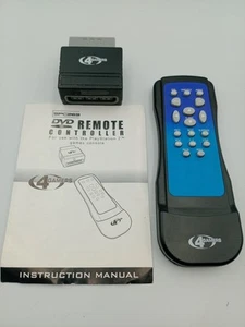 PS2 DVD Remote Control And Receiver. Playstation 2 4gamers Official Original - Picture 1 of 5