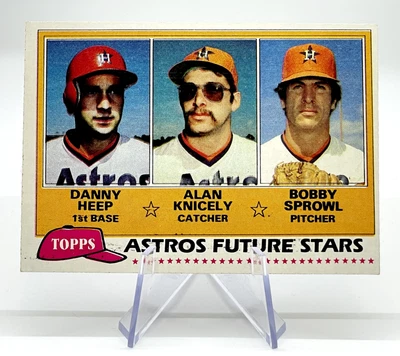 1981 Topps Chewing Gum Astros Future Stars (Heep/Knicely/Sprowl) Houston Astros - Image 1 of 2