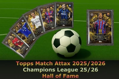 Topps Match Attax Champions League 2025/2026 25/26 Hall of Fame - Image 1 of 2