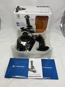 Mad Catz Saitek Cyborg X F.L.Y. 5 Flight Stick Joystick For PC FLY 5 Open Box - Picture 1 of 6