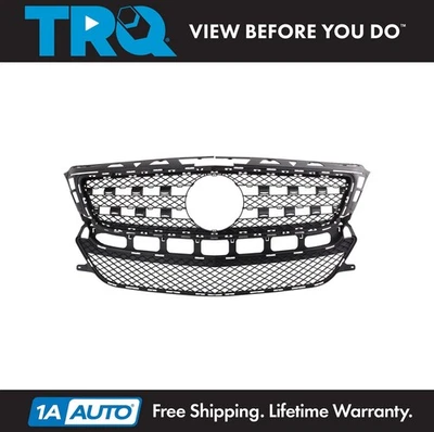TRQ Front Center Grille Fits 2012-2015 Mercedes-Benz CLS550 — 第 1/4 张图片
