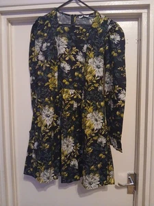 Batsheva X Laura Ashley , Square Neck Mini Prairie Dress - Picture 1 of 5