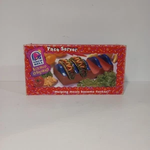 1998 Vintage Taco Bell Kitchen Originals Terra Cotta Taco Server - Afbeelding 1 van 9
