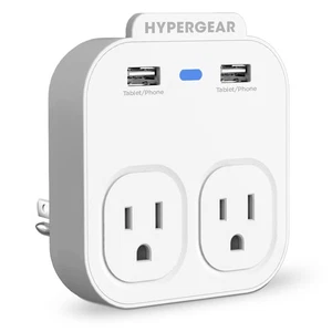 HyperGear Wall Adapter Power Strip to Fast Charge 4 Devices Simultaneously - Picture 1 of 7