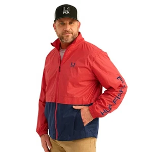 Huk Tradewinds Men's Rain Jacket, Channel Marker, X-Large - Picture 1 of 6