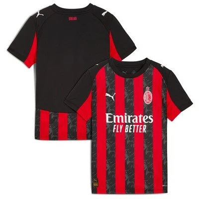 AC Milan Puma Football Home Shirt Jersey Youth Red - Image 1 of 3
