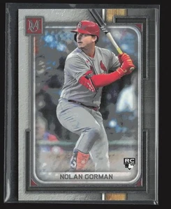 2023 Topps Museum Collection #93 Nolan Gorman St. Louis Cardinals Rookie - Bild 1 von 2