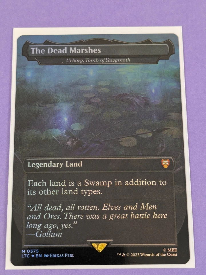 MTG: LOTR: The Dead Marshes - Urborg, Tomb of Yawgmoth Foil #0375 Mythic - NM - Image 1 of 1