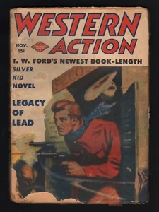 WESTERN ACTION Vol. 9 #3, November 1944, GD CONDITION, Novel by T.W. Ford - Imagen 1 de 3
