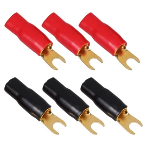 3 Paar Klemmen Lautsprecherkabel Bananenstecker Spaten Stecker Auto - Bild 1 von 12