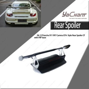 Spoiler posteriore CF con base FRP per 04-12 Porsche 911 997 Carrera/S/4S GT4-Style - Foto 1 di 24