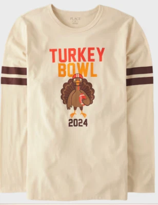 CAMISA TOP THE CHILDRENS PLACE NUEVA 2024 TURKEY BOWL PARA HOMBRE TALLA EXTRA GRANDE, XL Foto 1 de 2