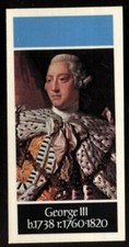 Tobacco Card, Carreras, Black Cat, KINGS & QUEENS OF ENGLAND,1977,George III,#42