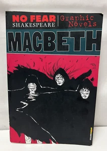 No Fear Shakespeare Macbeth Graphic Novel Sparknotes PaperBack - Picture 1 of 8