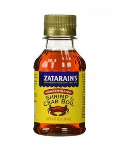 Zatarain's Concentrated Shrimp & Crab Boil Liquid Seasoning - 4 Oz  - Picture 1 of 3