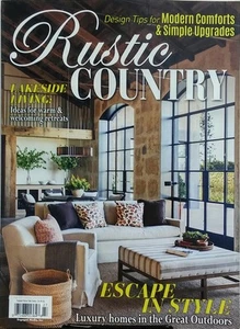 Rustic Country Fall 2017 Lakeside Living Escape In Style Homes FREE SHIPPING sb - Picture 1 of 1