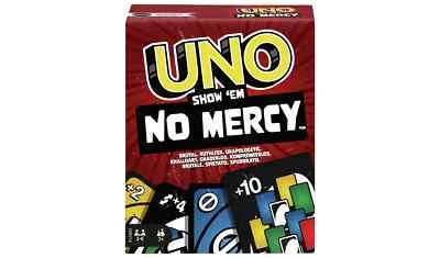UNO SHOW EM' NO MERCY card game Multi Coloured New Twists From UNO Kids Game New - Image 1 of 4