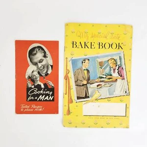2 1940s Cook Booklets - Cooking For A Man with A1 Sauce - and My Special Date - Picture 1 of 4