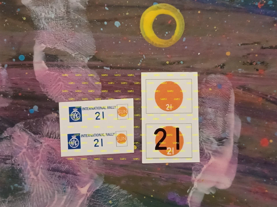 Corgi 333  Mini Copper RAC SUN RALLY Reproduction Water Slides - Image 1 of 1