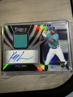 2020 Panini Select Jersey Holo Prizm /99 Kyle Lewis #RJA-KL Rookie Auto RC - Image 1 of 2