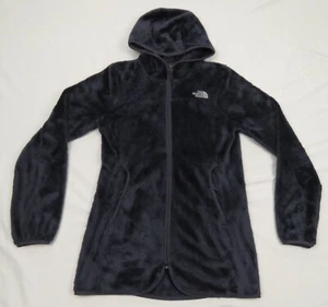 The North Face TNF Osito Fuzzy Fleece Womens Hooded Full Zip Coat Jacket S - Picture 1 of 8