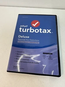 TurboTax DELUXE 2021 Federal+Efile Only NO State Windows /Mac NEW Sealed USA 3 - Picture 1 of 6