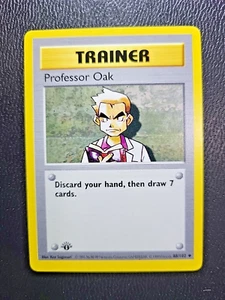 1999 Pokemon  Base 1st Edition  #88 Professor Oak  Pokemon Gaming - Picture 1 of 3