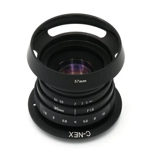 Fujian 35mm f/1.6 CCTV II lens for Sony NEX E-mount camera NEX5T NEX7 A6300/6000 - Picture 1 of 12