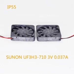 5pcs SUNON UF3H3-710 3V 0.037A 1703 1.7cm Mini Brushless DC Cooling Fan Black - Picture 1 of 5