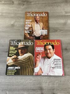 Cigar Aficionado Magazines Lot (3) 2005 April, June, Oct