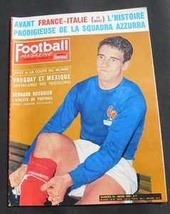 FOOTBALL MAGAZINE n°74 - 1966. BOSQUIER / Histoire de la Squadra Azzurra - Imagen 1 de 1