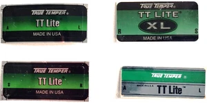 Golf Club Shaft Band Labels - True Temper, Apollo, Harrison & Kemper Set of 9 - Picture 1 of 20