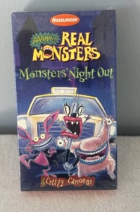 New Sealed Nickelodeon AAAHH!!! Real Monsters Night Out VHS Cassette Video - Picture 1 of 6