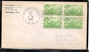 US SC # 790 Navy FDC. No Cachet. - Picture 1 of 1
