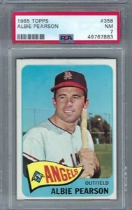 1965 Topps # 358 -- Albie Pearson Angels -- NM PSA 7 - Picture 1 of 1