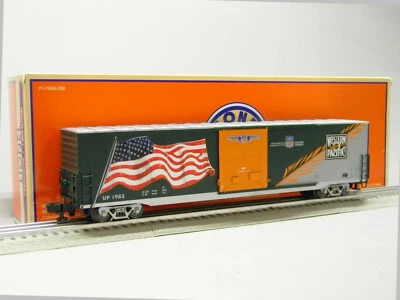 LIONEL UP WP WESTERN PACIFIC HERITAGE LED FLAG BOXCAR #1983 O GAUGE 6-85407 NEW - Image 1 of 4